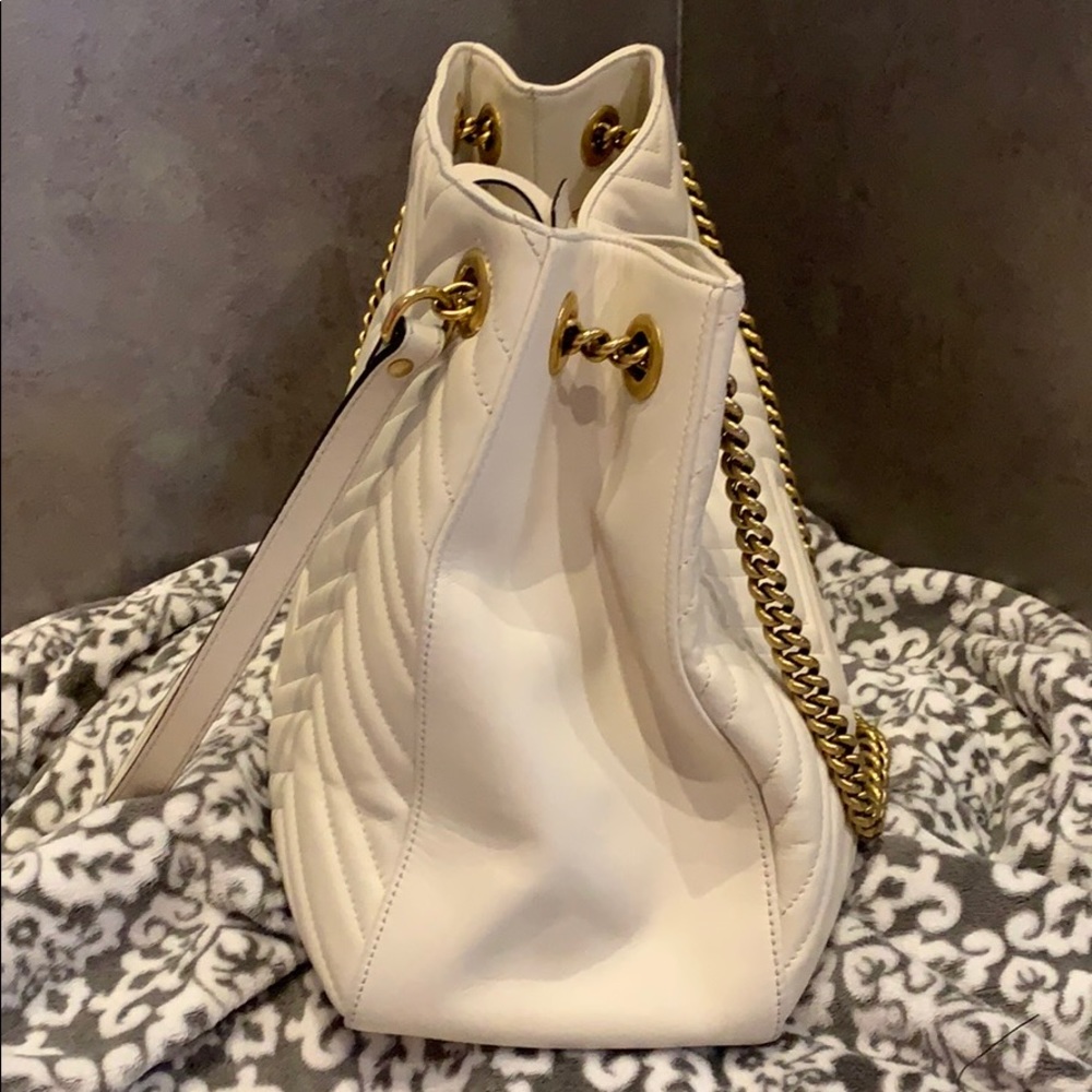 Gucci Apollo Trap. Chevron GG shoulder bag - Picture 5 of 8